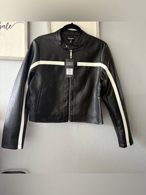 True Religion Leather Biker Jacket